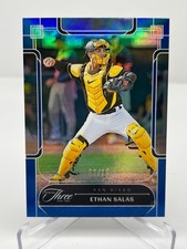 2024 PANINI THREE AND TWO ETHAN SALAS 02/15 BLUE NO. 10 PADRES