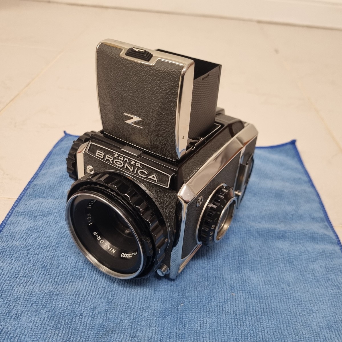 Zenza Bronica S2A Late Model 6x6 Film Camera w/ 75mm F2.8 Nikkor