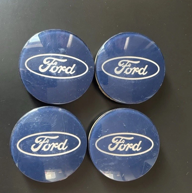 Four Genuine Ford Centre Wheel caps h95sx1137ea Focus Fiesta Mondeo Galaxy