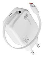 Cellularline Usb Typ-C Travel Charger Roller 30W White (61287) #26344894