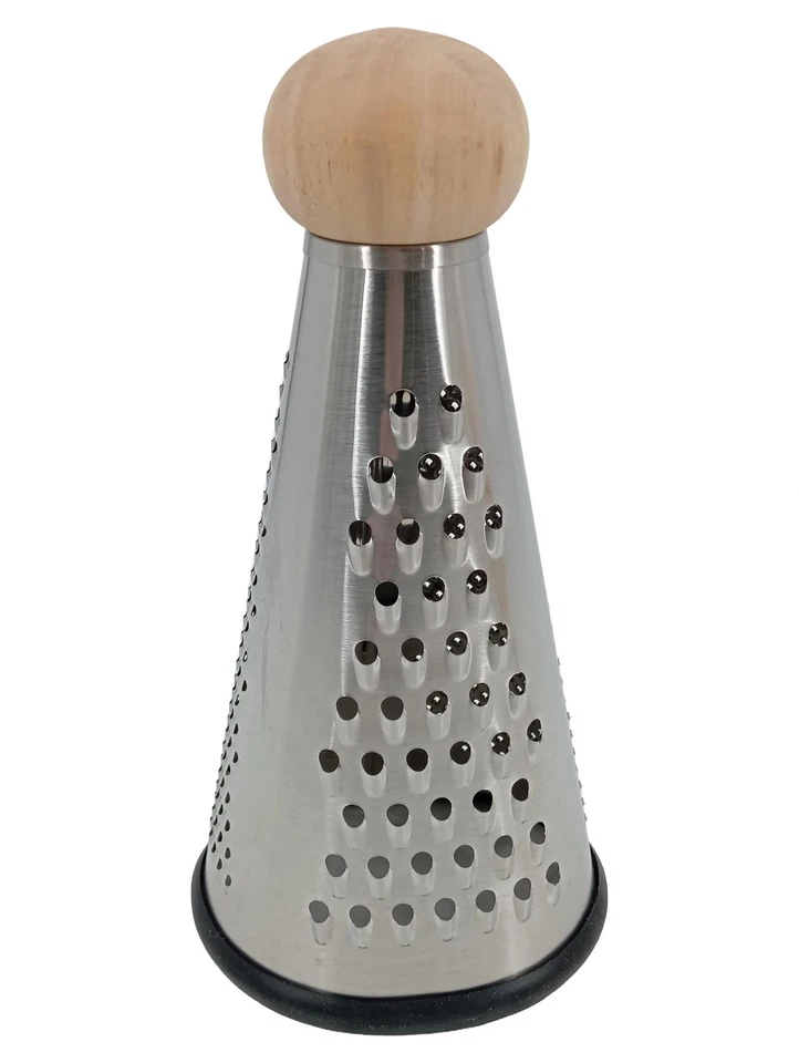 TCHIBO Reibe Küchenreibe Metall Holz Silber Modern Klassisch 25cm - Bild 2 von 4