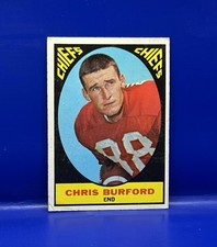 1967 Topps #72 Chris Burford Kansas City Chiefs