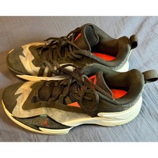 Jordan One Take 3 GS Black Grey Bright Crimson Basketball Shoes Size 7Y