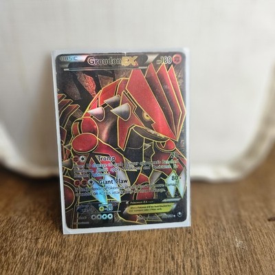 Pokémon Groudon EX Full Art Ultra Rare 106/108 Dark Explorers Holo