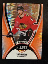 Sam Rinzel 2025-26 UD Allure Hockey Orange Slice Rookie Chicago Blackhawks #111