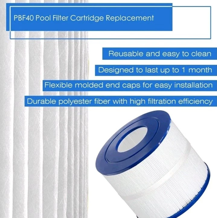 PBF40 Spa Hot Tub Filter Compatible With Pleatco PBF40M Wellspring Pack of 2 - Image 3 of 4