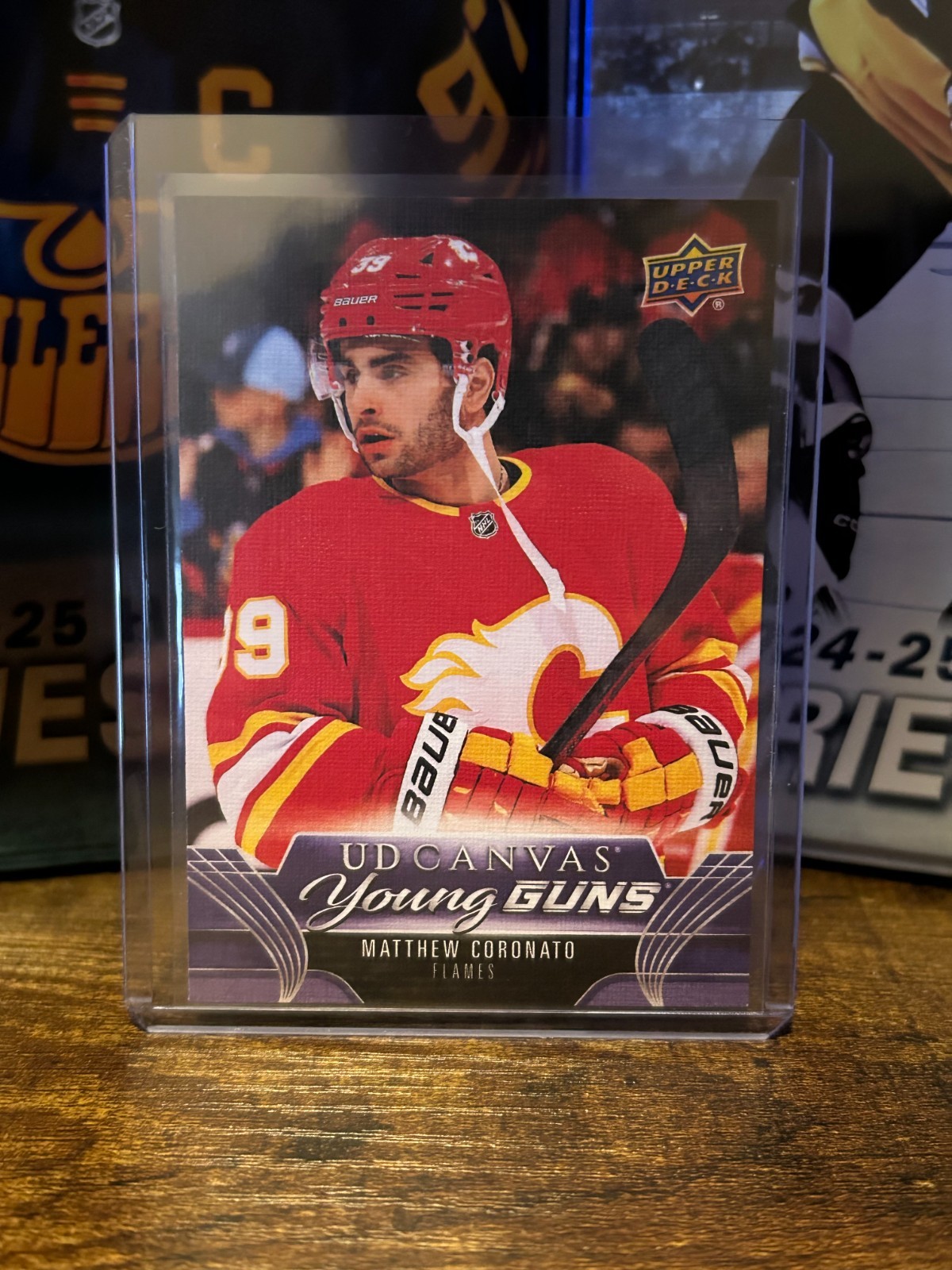 2023-24 UPPER DECK SERIES 1 MATTHEW CORONATO YOUNG GUNS CANVAS #C106