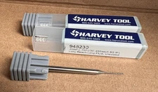 HARVEY TOOL 948230 0.030" Dia, 0.150" LOC 3 Flute Carbide End Mill LOT OF 2 NEW