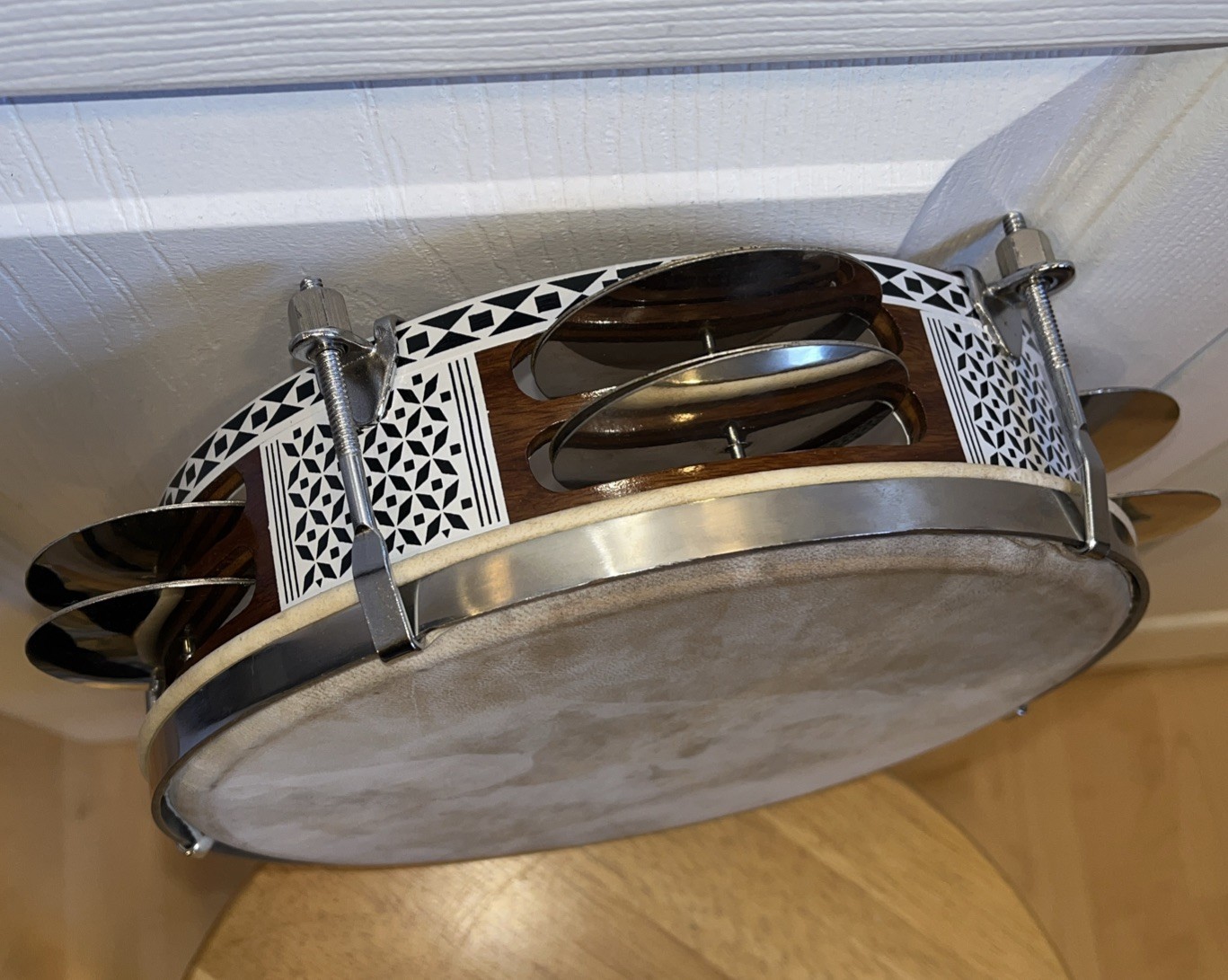 Shayni Trade Corp EnSoul Music Mid-East Tunable Tambourine Riq 8.5"