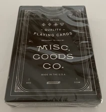 Misc Goods Company Co. 3rd Edition Quality Playing Cards Factory Sealed 2021 USA