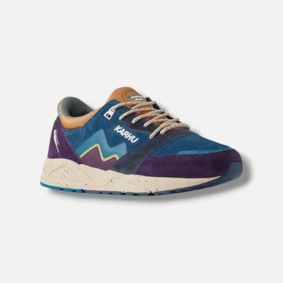 Karhu Men's Blue Aria 95 Low-Top Lace-Up Sneaker Shoes Size 12