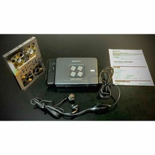 used Sony Cassette Walkman WM-EX633 remote control BLACK