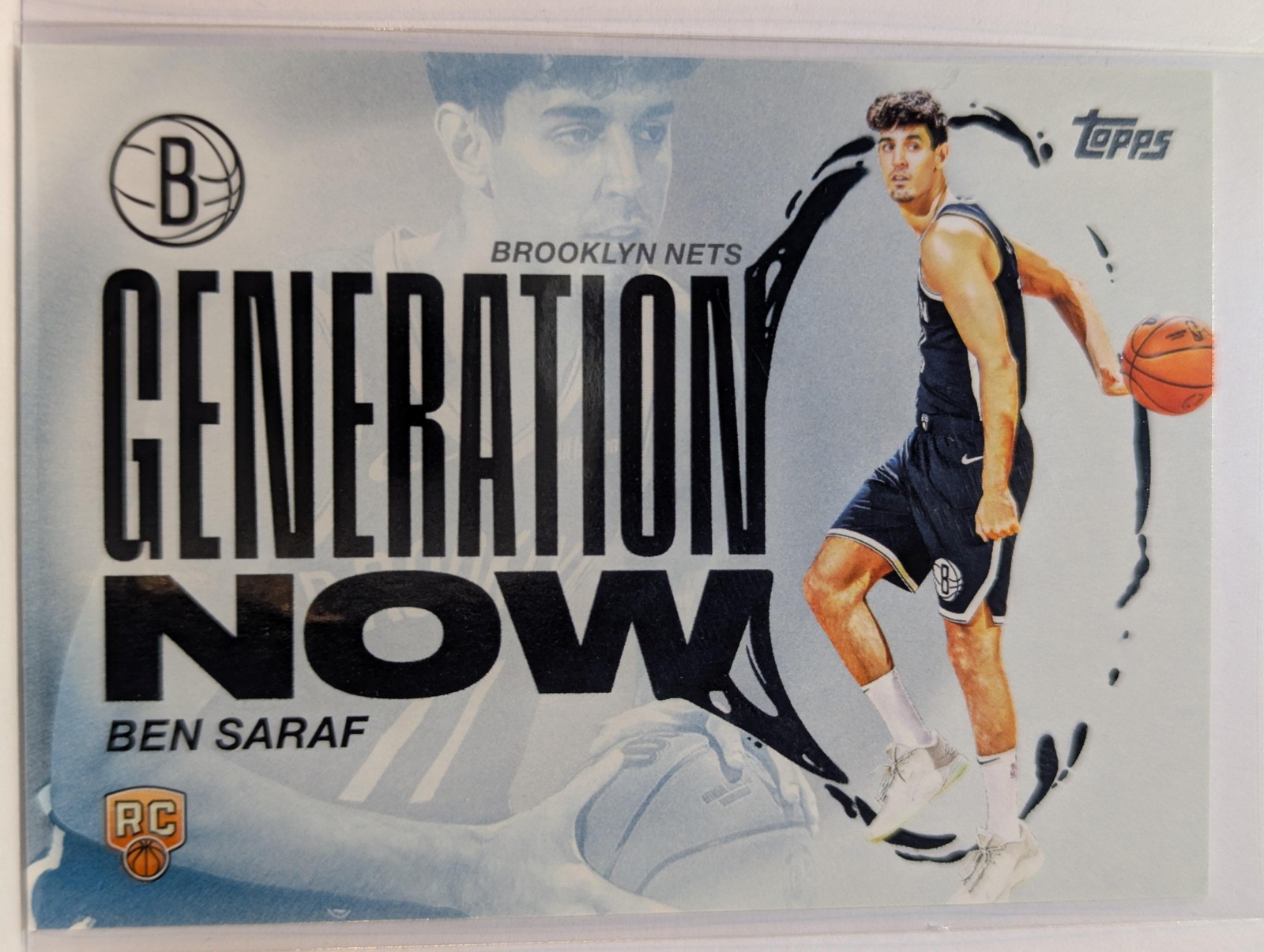 Ben Saraf | 2025-26 Topps #GN-26 Generation Now | Brooklyn Nets | Basketball