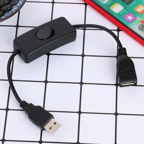 USB.Kabel Mit Ein / Aus~Verlängerungskabel Schalter Schwarz 2025- E7L8 - Afbeelding 2 van 9