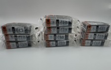 Lot of 10 c-220 BK ink cartridges from Sophia Global. Canon PGI-220 Compatible