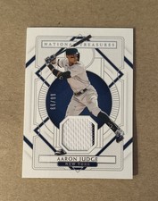 2021 National Treasures Baseball Aaron Judge New York Yankees Relic Card #’d /99