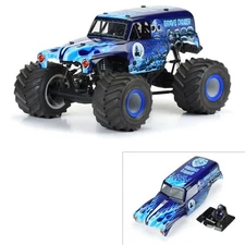 PRO3593-13  1/10 Grave Digger Ice (Blue) Painted Body Set: LMT