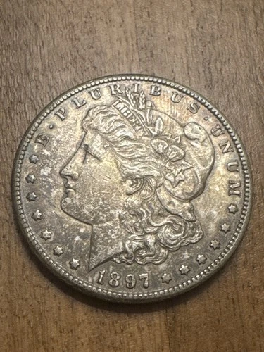 1897-S Morgan Silver Dollar • VF Detail • San Francisco Mint • 90% Silver Coin