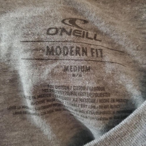NWT O'Neill Modern Fit Gray Short Sleeve Tee Shirt (M) - Picture 5 of 5