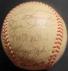 1971 OAKLAND ATHLETICS TEAM SIGNED AUTOGRAPHED BASEBALL CAMPANERIS, R JACKSON