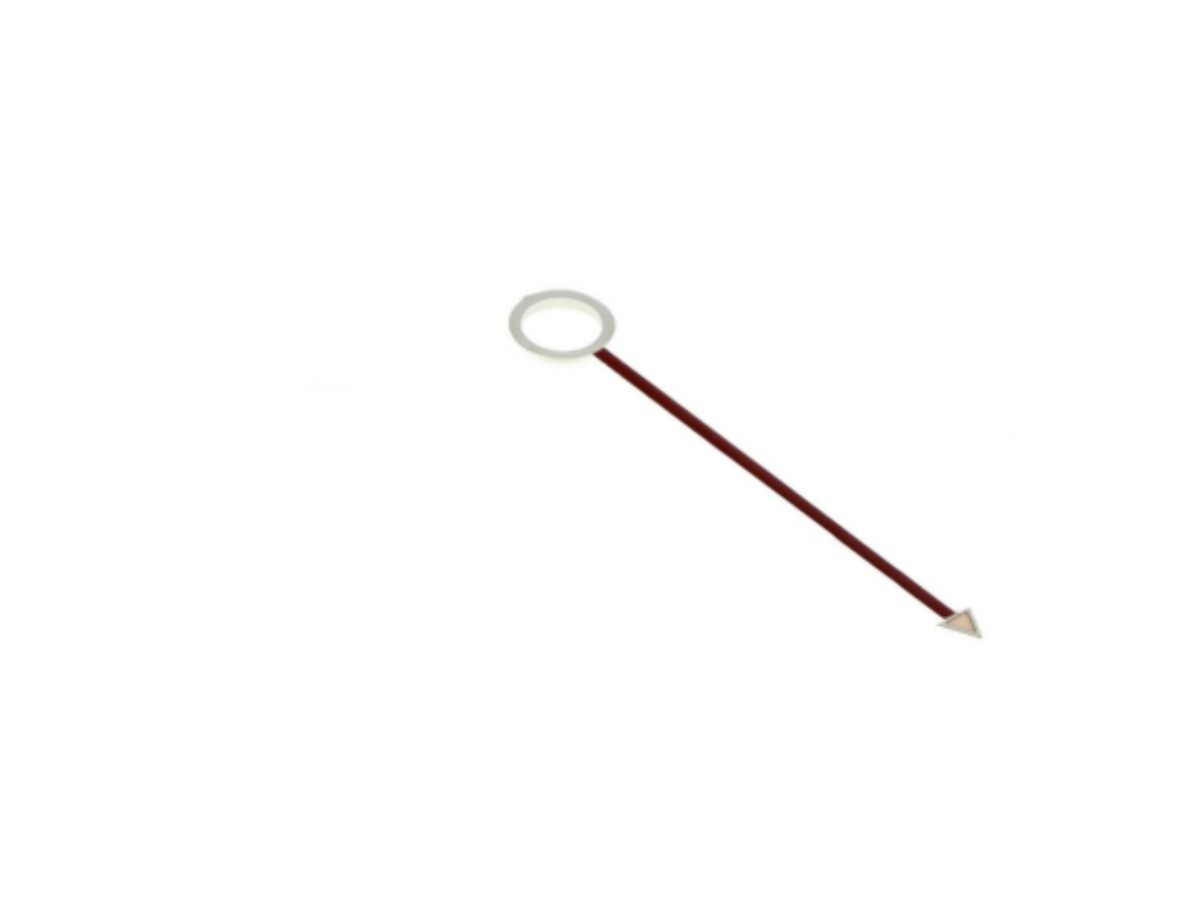 Vintage Tudor GMT Watch Hand Aged for 2824-2 2834-2 2836-2 2846-2 Silver Hole 200-image