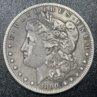 1890-CC Morgan Silver Dollar XF Extra Fine Better Date Carson City