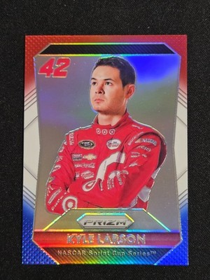 Panini 2016 Prizm NASCAR Kyle Larson RC #36 Red White Blue Chip Ganassi Racing 