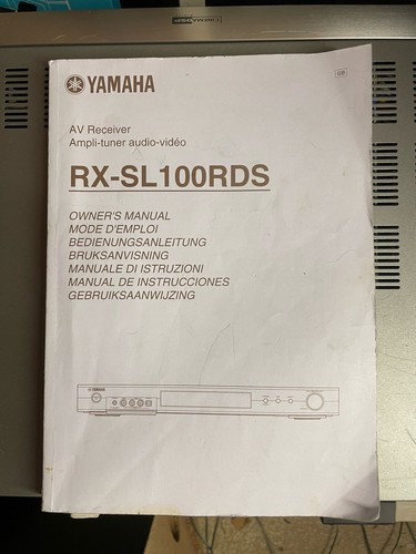 Yamaha RX-SL100RDS Receiver Natural Sound With Speakers And Manual - Picture 9 of 9