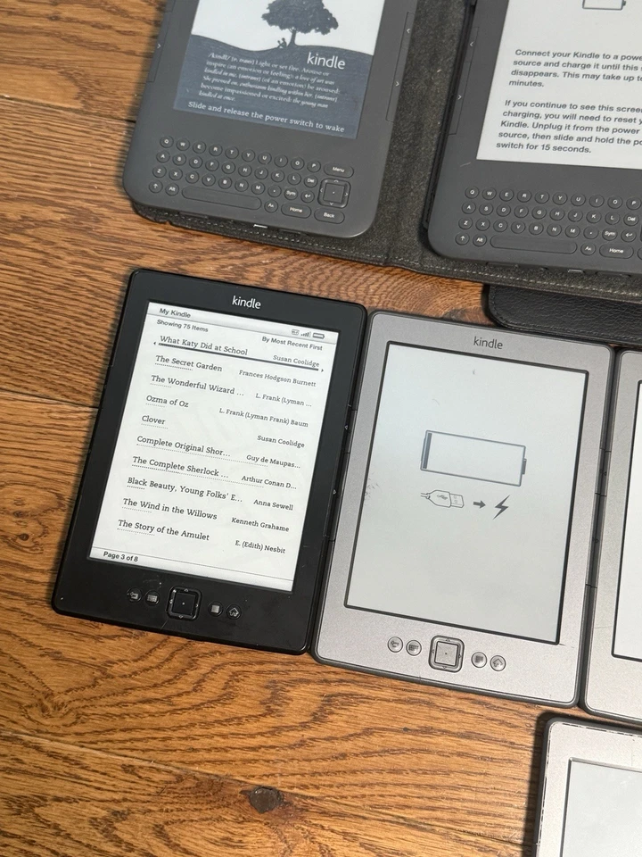 Job Lot of 9 Amazon Kindles – Untested – Mixed Models - Image 2 of 4