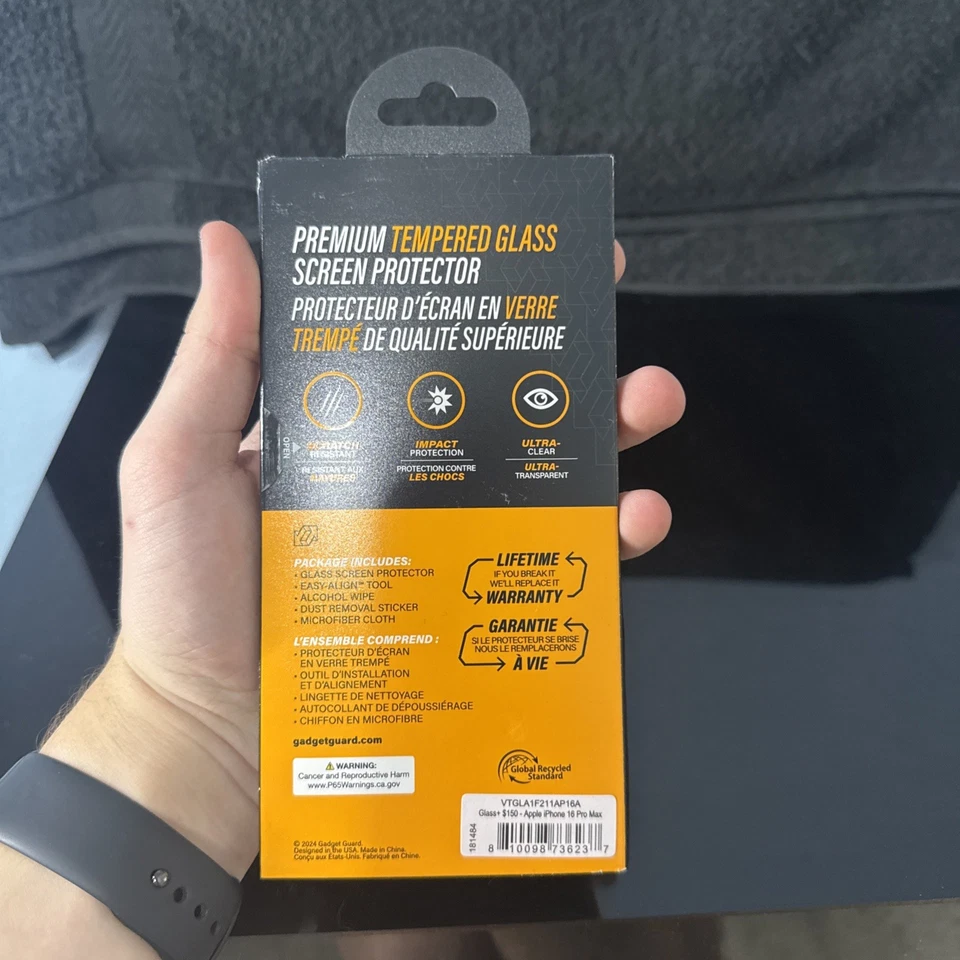 Gadget Guard Screen Protector Fits 2024 Iphone Pro Max - Image 2 of 4