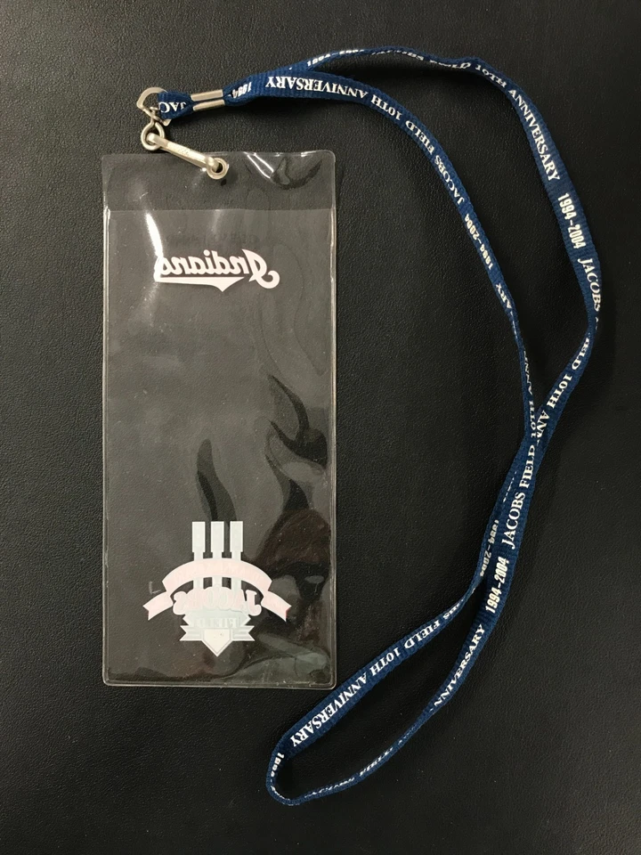 2004 Cleveland Indians Jacobs Field Official Lanyard MLB 10th Anniversary Edt.! - Image 2 of 2