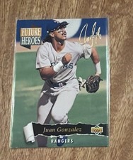1993 Upper Deck Future Heroes Juan Gonzalez #58 of 63Texas Rangers