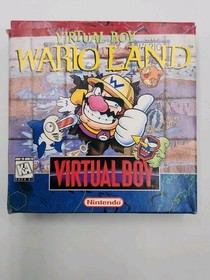 Virtual Boy Wario Land Secret Treasure Of The Awazon W/Game, Insert,Box & Extras