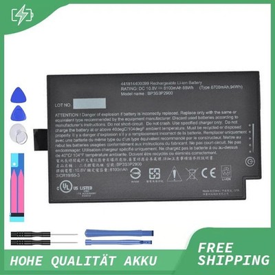 Batterie für Getac 441814400099, BP3S3P2900, BP3S3P2900(P), BP3S3P2900P