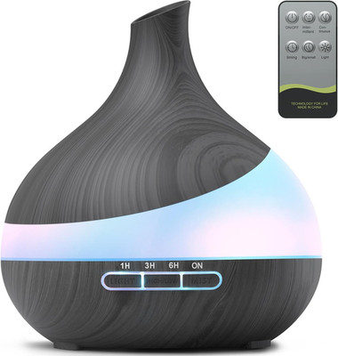 HJTHJT 500ML Essential Oil Diffuser: Aroma Diffuser with Remote Control for Hote