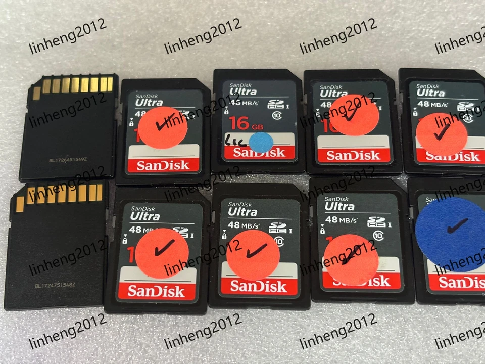 10PCS  SANDISK ULTRA  16GB SD 48MB/S CARD SDHC - Image 2 of 2