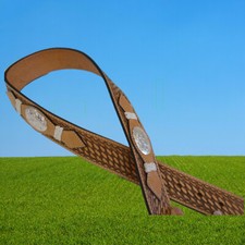 Western Belt Continental, Western Belt with Silver Concho, Leather Belt Light