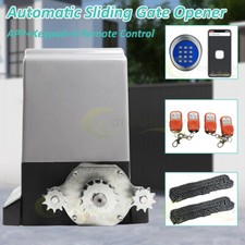 4400lbs Automatic Sliding Gate Opener Door Operator 4 Remote Keypad APP Control