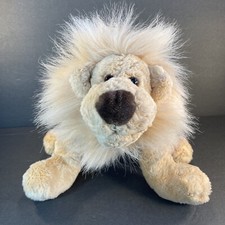 GUND Lion Plush Stuffed Animal Toy 09N78 18" With Tail Soft Laying HTF
