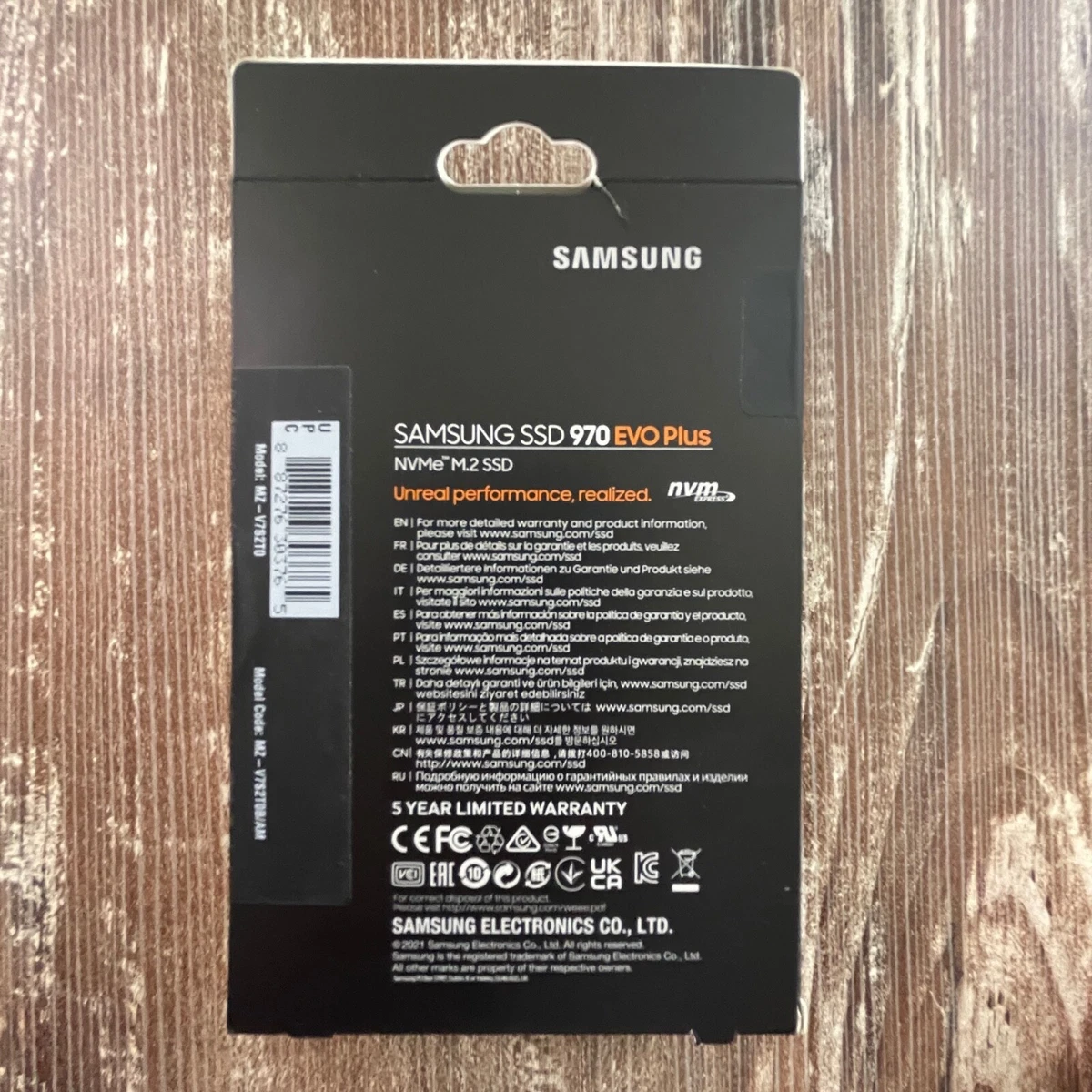 Samsung 2TB 970 EVO Plus NVMe M.2 Internal SSD with USB 3.2 Gen