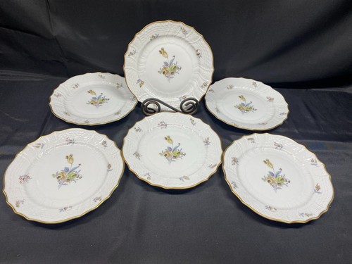 Hutschenreuther "SAXONY" Dresden Germany ~ Set of 6 ~ Salad Plates ~ 7 3/4" - 第 1/9 張圖片