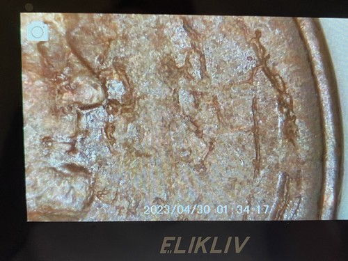 1948 Wheat Penny Lamination Error DD Die Crack - Picture 10 of 13