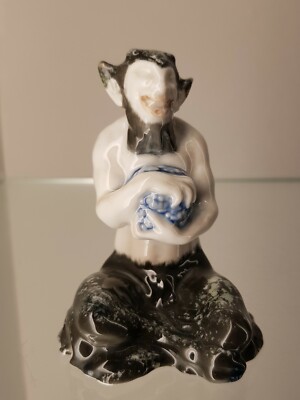 Rosenthal - Faun mit Trauben Ferdinand Liebermann, 1. Wahl extrem seltene Figur 