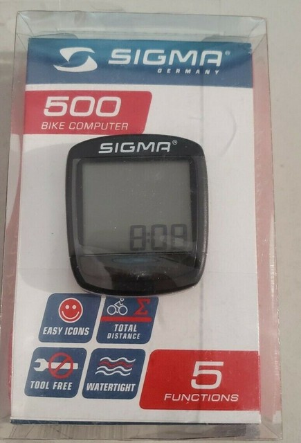 sigma sport 500 wired bike computer