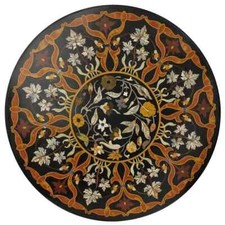 42" floral pietra dura art Marble Inlay Table Top, beautiful inlay ,centre table
