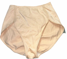 Vtg Satin JCPenney Second Skins Beige Sz Medium Panties
