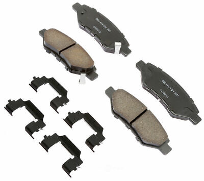 ACDelco Advantage 14D1048CF1 Ceramic Rear Disc Brake Pad Set with Springs 