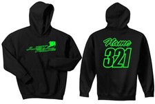 JUST RIDE MOTOCROSS HOODIE SWEAT SHIRT MX NUMBER PLATE CUSTOM PERSONALIZED