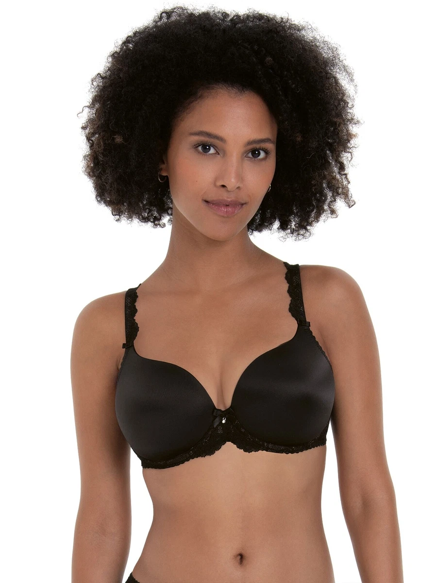 Soutien-gorge rembourré à armatures avec dentelle - Bleu - Taille 90E - FR Soutien-gorge rembourré à armatures avec dentelle - Bleu - Taille 90E - FR