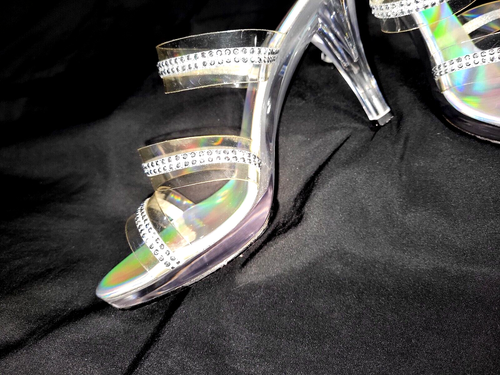 Rialto-Clear & Silver-Sz 6.5-Gently Used - Picture 11 of 19